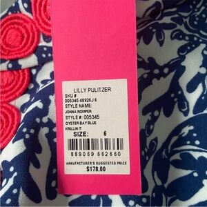Lilly Pulitzer Jonna Romper in Blue and Pink